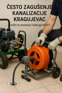 često zagušenje kanalizacije Kragujevac