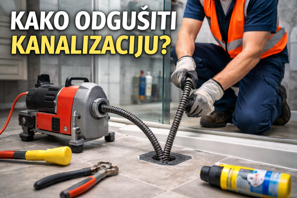 Kako odgušiti kanalizaciju brzo i efikasno – vodič korak po korak
