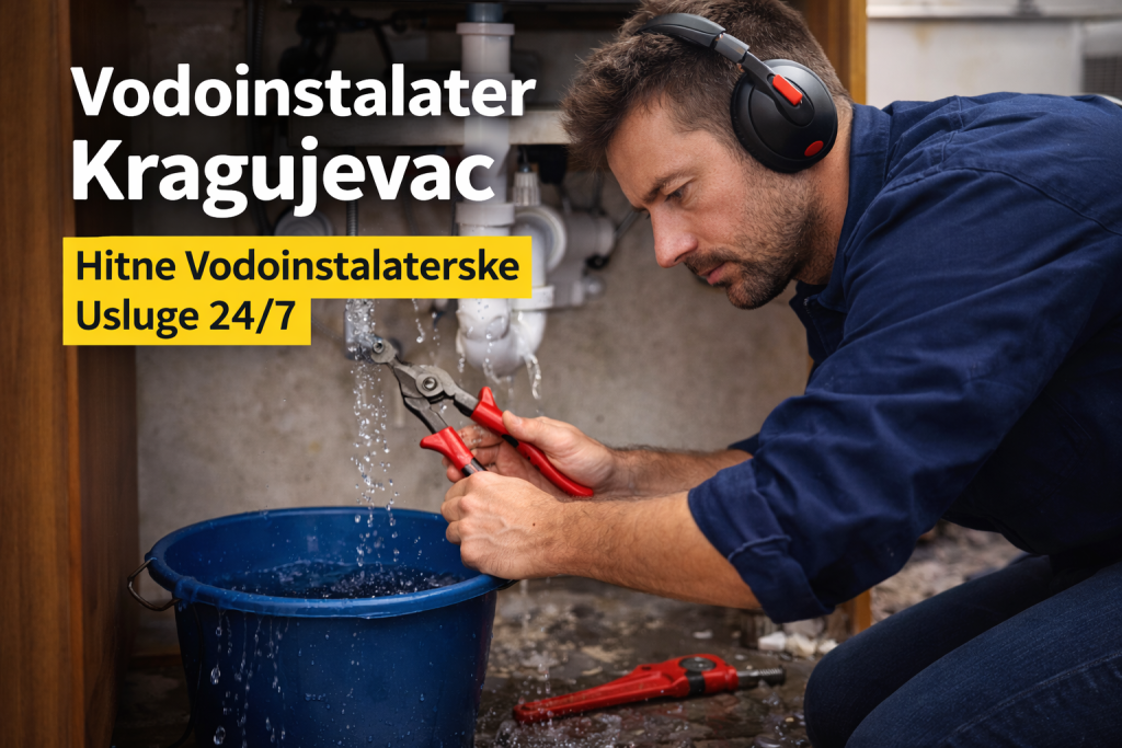 Vodoinstalater Kragujevac – hitne vodoinstalaterske usluge 24/7